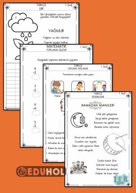 OKU ANLA ( KİM ?) , MANİLER, TOPLAMA , OKU YAZ ÇALIŞMA KAĞIDI
