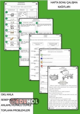OKUMA ANLAMA, SEBEP SONUÇ, ANLAMLI KURALLI CÜMLE, ÇARPMA PROBLEM