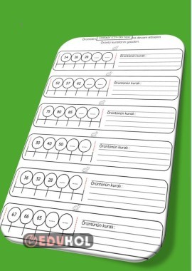 ÖRÜNTÜ KURALI BUL DEVAM ETTİR ÇALIŞMA KAĞIDI