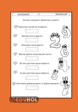 RAKAM SAYI ÇALIŞMA KAĞIDI