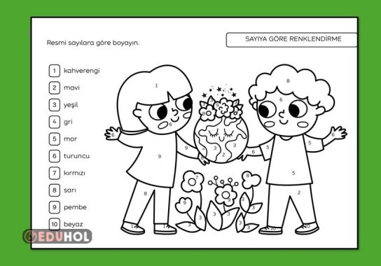 SAYILARA GÖRE BOYAMA