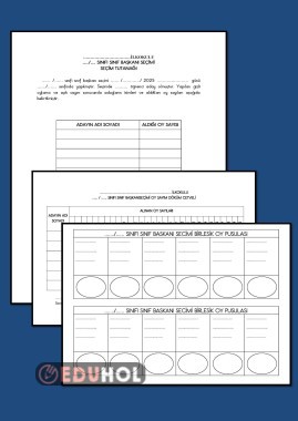 SINIF BAŞKANLIK SEÇİM TUTANAĞI, PUSULASI