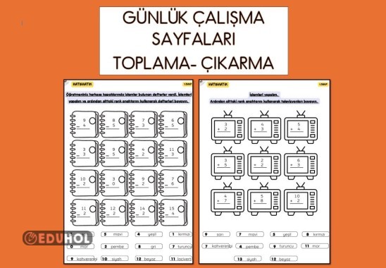 TOPLAM İŞLEMİ- ÇIKARMA İŞLEMİ