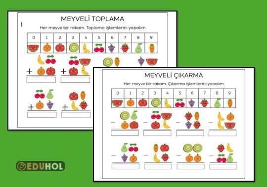 <YATAY>TOPLAMA ÇIKARMA ÇALIŞMA KAĞIDI