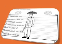 < Yatay>SİMİTÇİ OKU ANLA YAZ ÇALIŞMA KAĞIDI