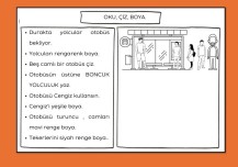 yatay C SESİ OKU ANLA ÇİZ VE BOYA