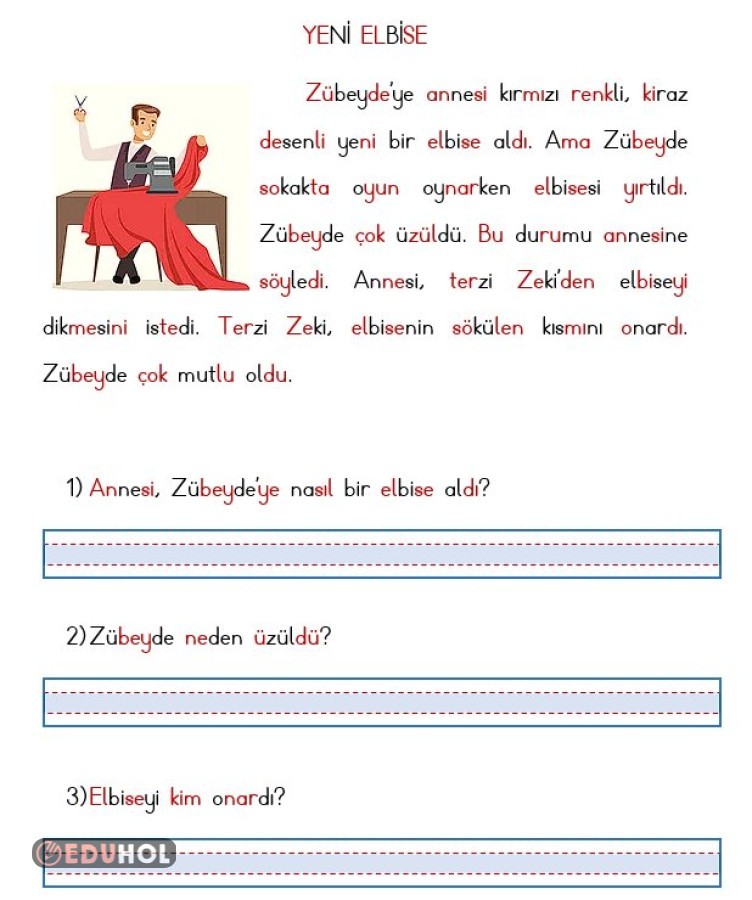 Z Sesi Okuma Anlama Metni Eduhol Ders Videolar Zle Online Test