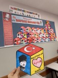 Bayrak Sevgisi Küp Çalışması