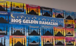 Hoş Geldin Ramazan Uzun Pano Yazısı