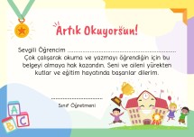 Okuyorum Belgesi