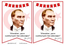 Yaşasın Cumhuriyet Flama