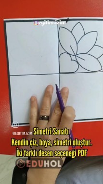 Simetri Sanatı..Ayna tekniği