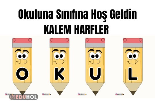 Kalem Harfler · Eduhol - Etkinlik İndir Oyun Oyna Test Çöz Video İzle