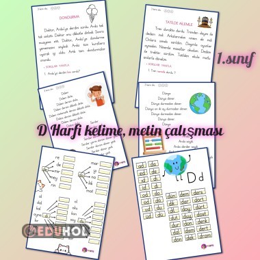 D harfi ile ilgili çalışmalar