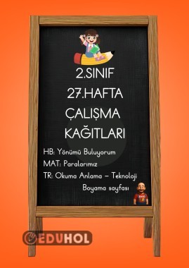2.Sınıf 27.Hafta Çalışma Kağıtları - 9 Sayfa