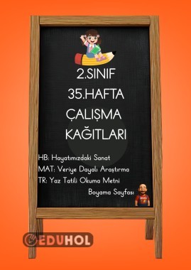 2.Sınıf 35.Hafta Çalışma Kağıtları
