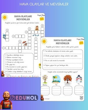 2.Sınıf Hava Olayları ve Mevsimler