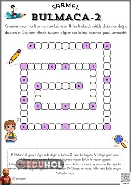 Sarmal Bulmaca - 2 (Tüm Sınıflar)