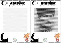 10 Kasım Atatürk Boyama Sayfası