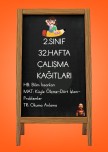 2.Sınıf 32.Hafta Çalışma Kağıtları - 8 Sayfa