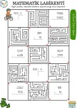 4.Sınıf Matematik Labirenti Dört İşlem (5Sayfa)