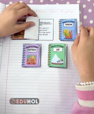 AFETLERE ÖNLEM ALIYORUZ İNTERAKTİF DEFTER