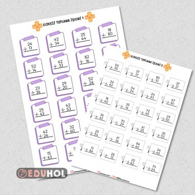 ELDESİZ TOPLAMA İŞLEMİ 1-2