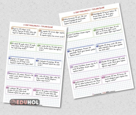 PROBLEMLER 1-2 (ELDESİZ TOPLAMA)