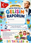 GELİŞİM RAPORU KAPAK 1