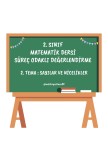 MATEMATİK 2. TEMA SONU SÜREÇ ODAKLI DEĞERLENDİRME