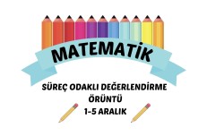 MATEMATİK SÜREÇ ODAKLI DEĞERLENDİRME ÖRÜNTÜ 1-5 ARALIK