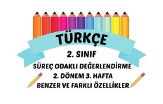 TÜRKÇE SÜREÇ ODAKLI DEĞERLENDİRME 2. DÖNEM 3. HAFTA