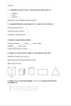 Geometrik Cisimler Değerlendirme 2.sınıf