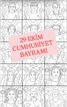 29 Ekim cumhuriyet bayramı ai öğrenciye özel boyama sayfası