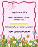 Anne yazısı etkinlik