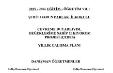 ÇEDES 2025-2026 YILLIK ÇALIŞMA PLANI