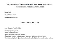 ÇEDES EYLÜL RAPOR 2025-2026