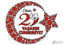 Cumhuriyet Ay Yıldız Mandala Boyama Sayfası