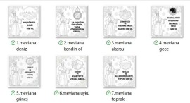 MEVLANA HAFTASI 7 ÖĞÜDÜ BOYAMA SAYFASI