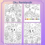 T Sesi Oku Renklendir