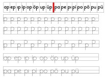P sesi hece kelime ve metin çalışması