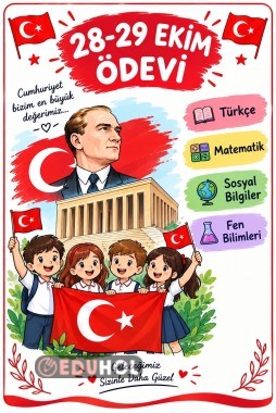 4. Sınıf – 28-29 Ekim Ödev Sayfaları