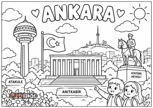 Ankara boyama sayfası