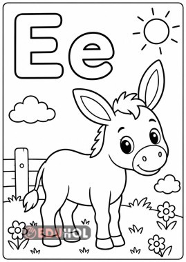 E sesi eşek boyama