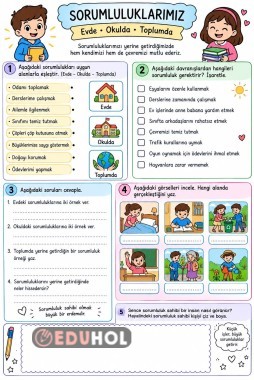 Sorumluluklarımız Evde,Okulda, Toplumda