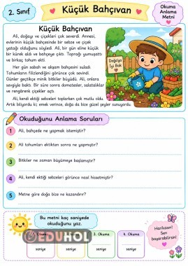 süreli okuma, okuduğunu anlama