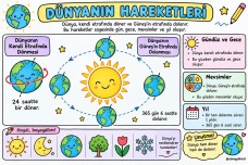 dünyanın hareketleri renkli