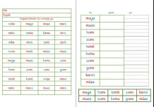 BASARA MAMEMİ HECE OKUMA YAZMA ÇALIŞMALARI
