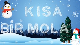 Karne Günü Kısa Bir Mola Akıllı Tahta Fon Görseli