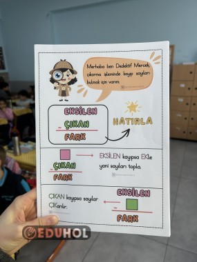 Çıkarma İşleminde Verilmeyeni Bulma